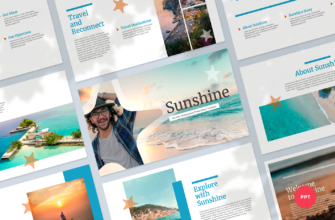 Sunshine – Summer Multipurpose Presentation PowerPoint Template