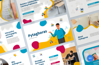 Pythagoras – Math presentation Google Slides Template