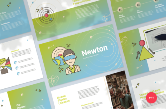 Newton – Physics Presentation PowerPoint Template