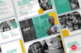 Gap – Poverty and Inequality Presentation PowerPoint Template