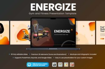 Gym and Fitness Google Slides Presentation Template