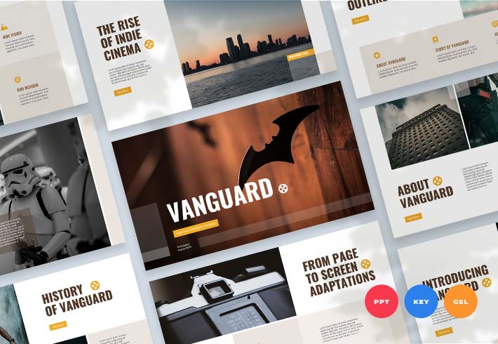 Superhero Apple Keynote Presentation Template